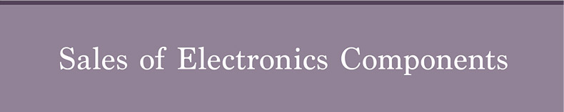 Sales of Electronics Components
